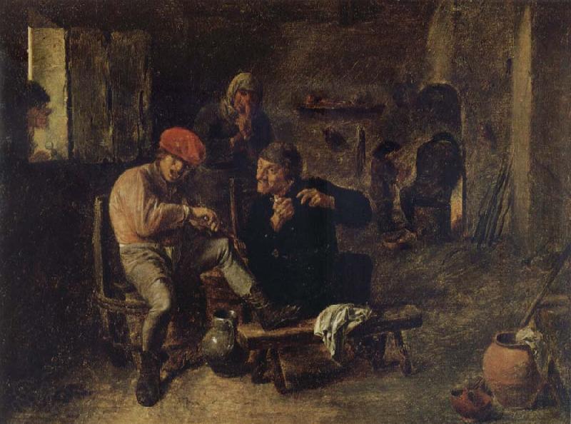 BROUWER, Adriaen Scene in a Tavern Spain oil painting art